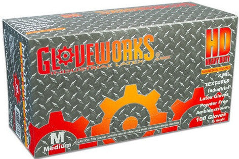 Gloveworks HD Latex gloves